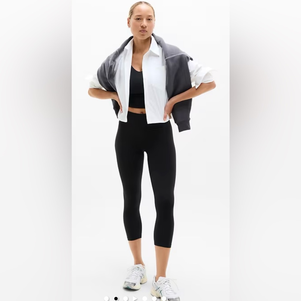 {Athleta} Transcend High Rise Capri Small